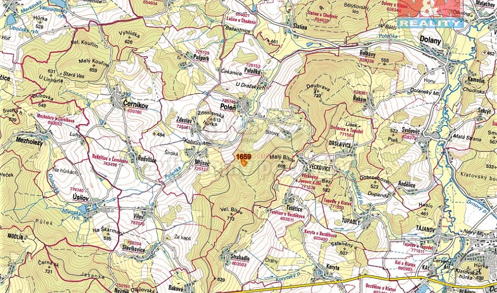 Prodej louky 16 367 m², Poleň – náhled fotky 5
