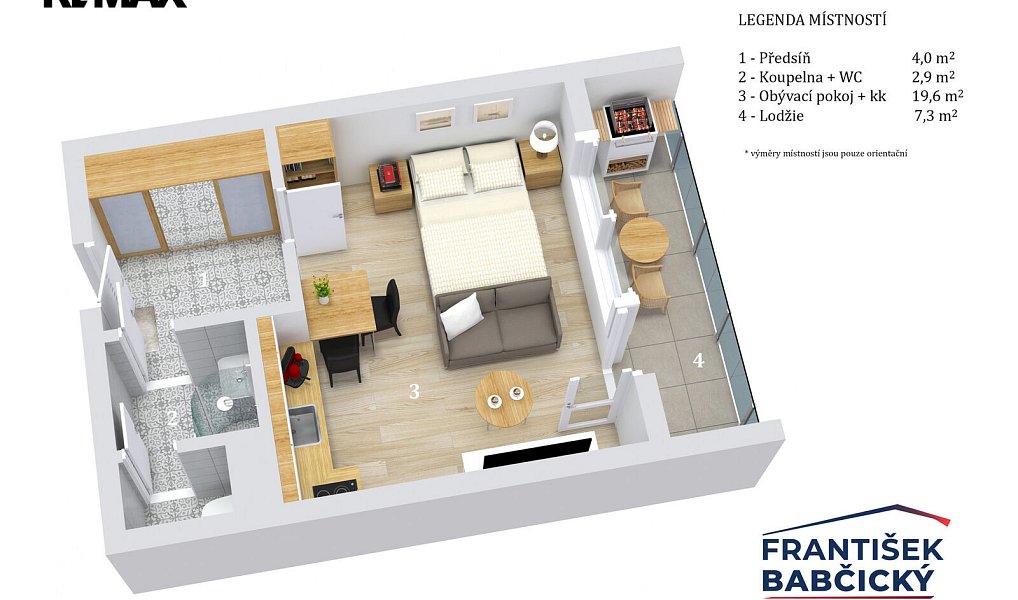 Prodej bytu 1+kk 29 m², Praha – náhled fotky 4