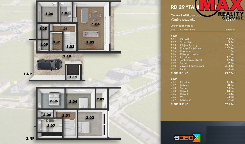 Prodej domu 181 m² s pozemkem 805 m², Vysoký Újezd – náhled fotky 22