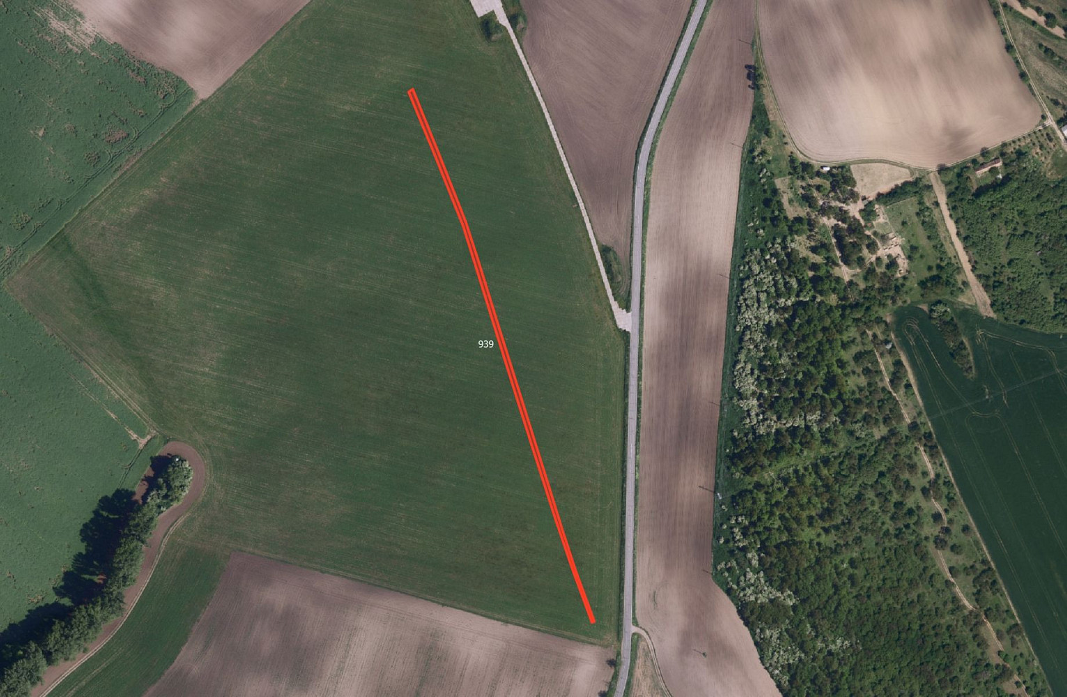 Prodej pole 1 640 m²