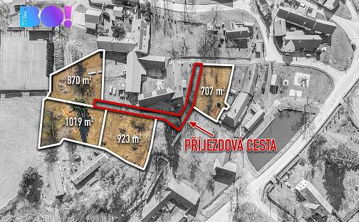 Prodej stavebního pozemku 1 019 m², Jindřichův Hradec