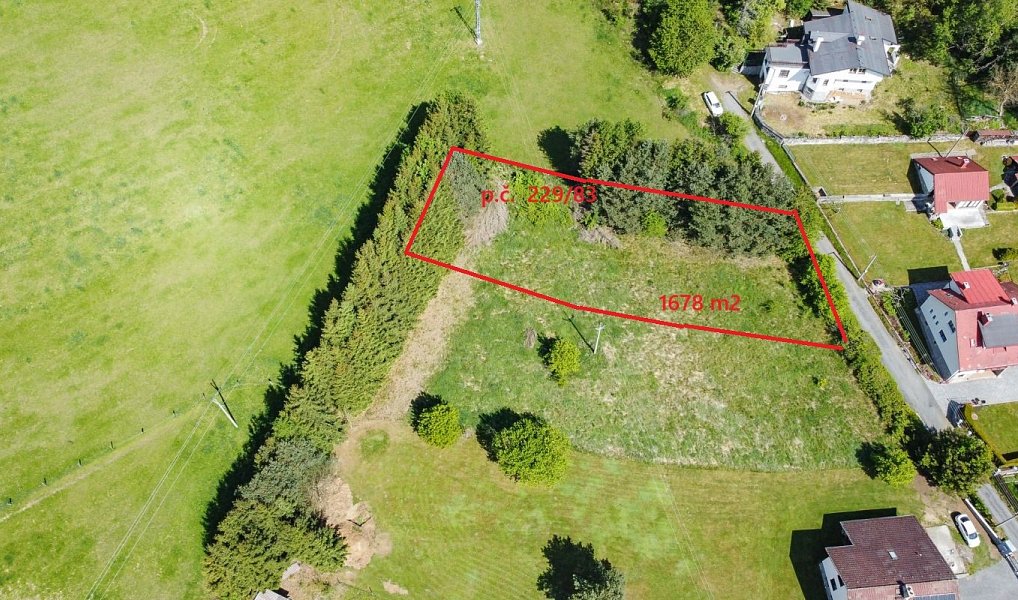 Prodej stavebního pozemku 1 678 m², Kolinec – náhled fotky 5