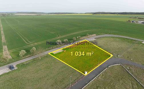 Prodej stavebního pozemku 1 034 m², Divec, okres Hradec Králové