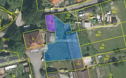 Prodej stavebního pozemku 837 m², Bernartice - Srlín, okres Písek