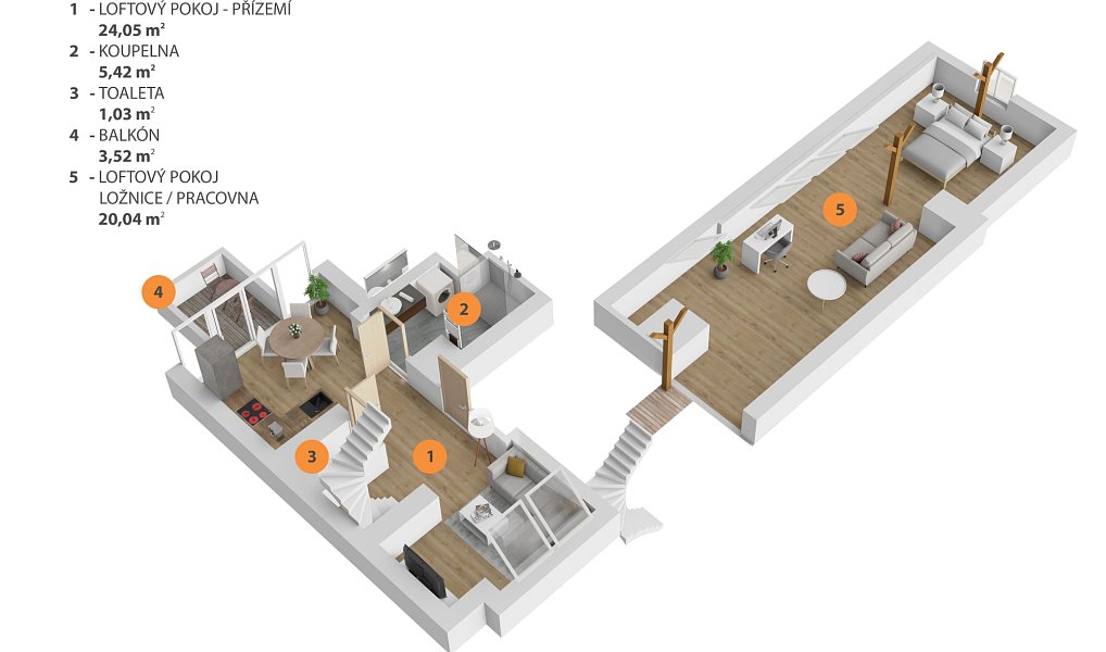 Prodej bytu 2+kk 54 m², Praha – náhled fotky 9