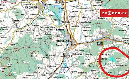 Prodej lesa 9 964 m², Březůvky, okres Zlín