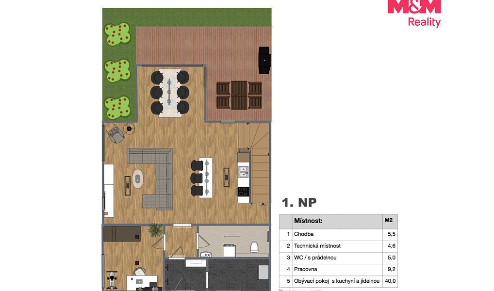 Prodej domu 135 m² s pozemkem 289 m², Kamenice – náhled fotky 17
