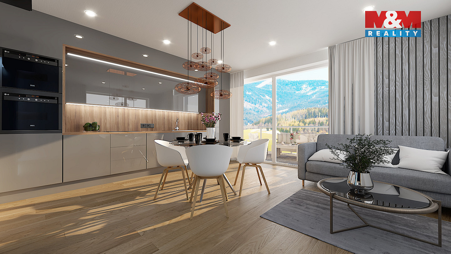 Prodej bytu 2+kk 39 m² – pohled 2