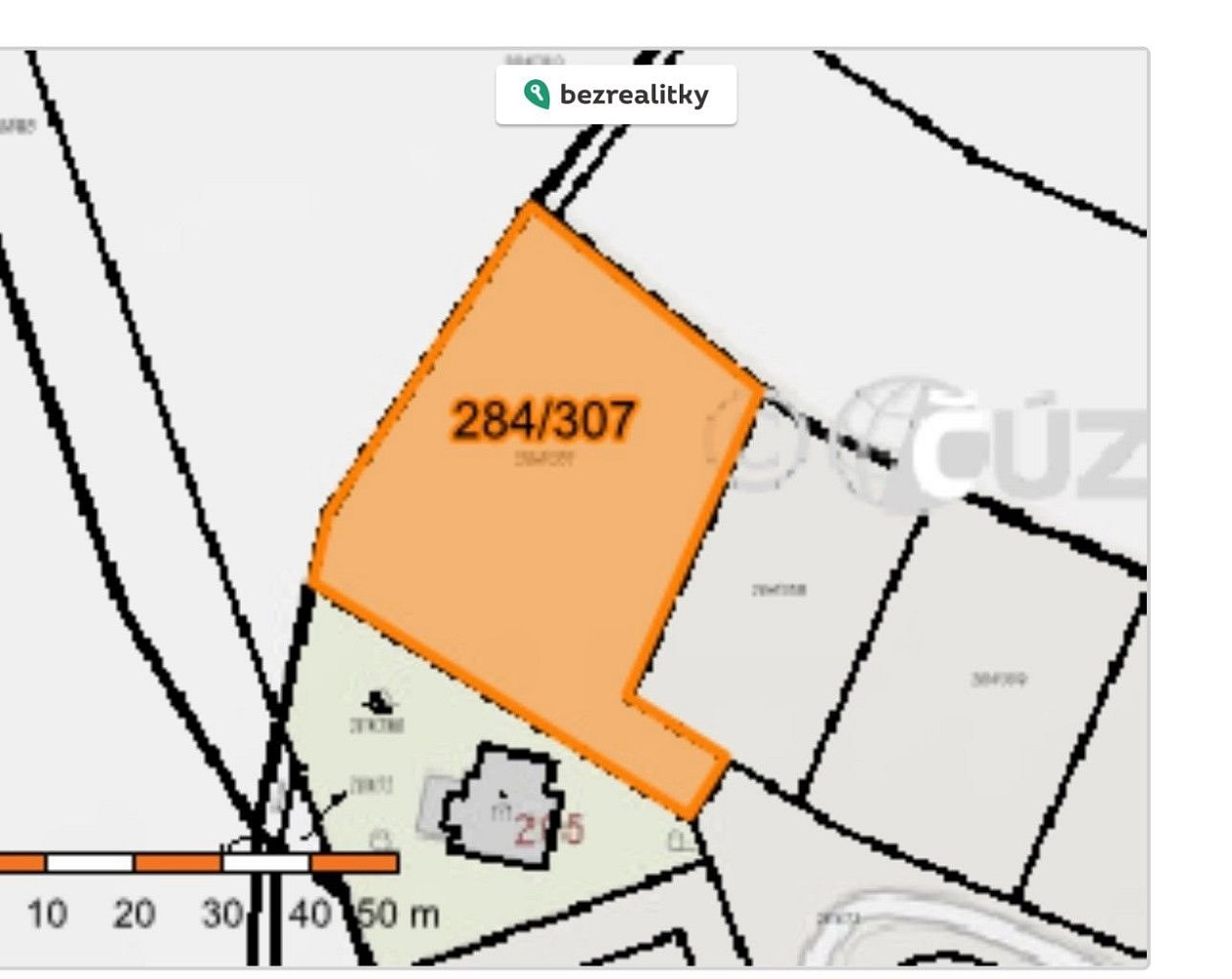 Prodej stavebního pozemku 1 880 m²