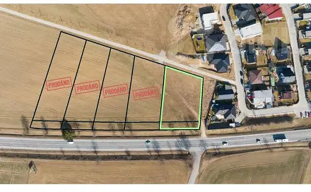 Prodej stavebního pozemku 2 109 m², Jihlava