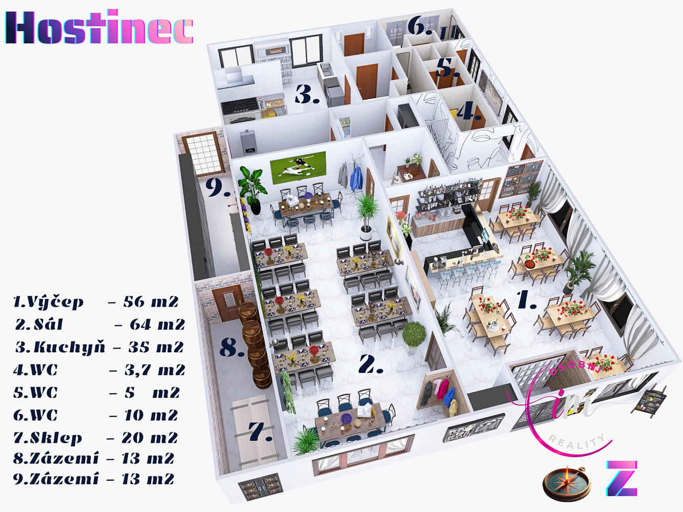 Pronájem komerčního objektu (jiného typu) 282 m² – fotografie 5