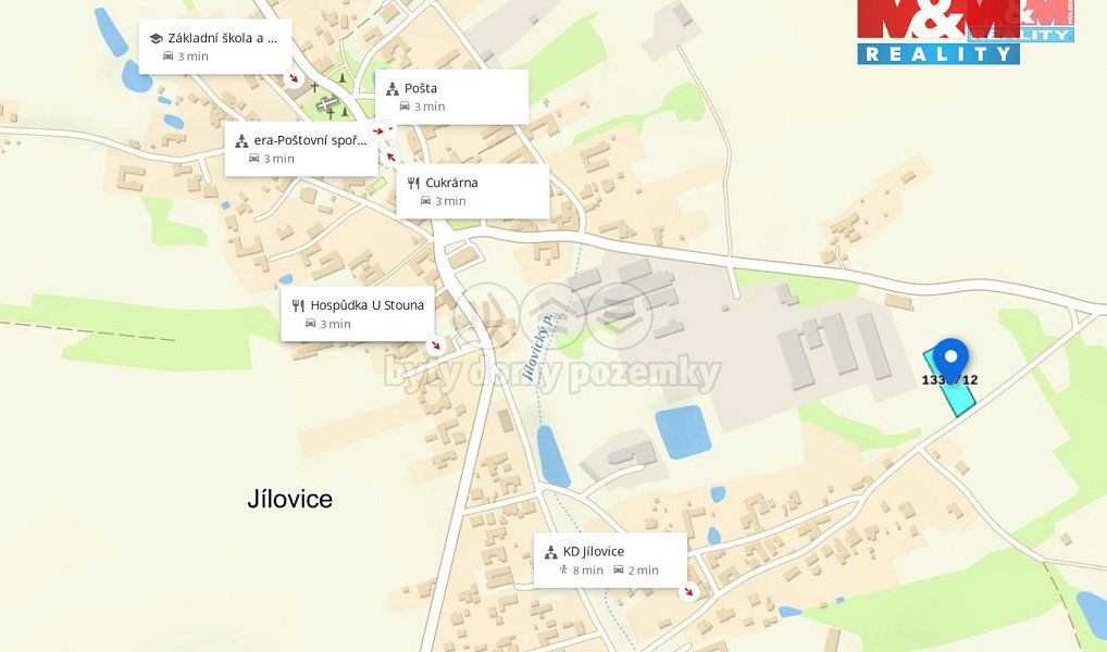 Prodej stavebního pozemku 5 328 m², Jílovice – náhled fotky 6