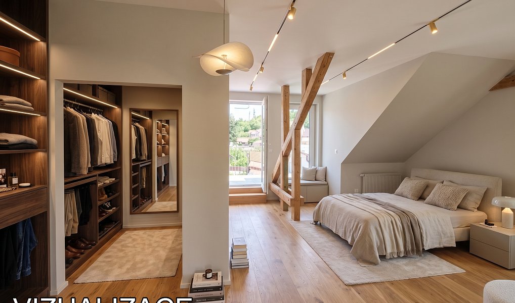 Pronájem bytu 1+kk 27 m², Sloup – náhled fotky 3