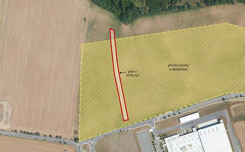Prodej komerčního pozemku 3 061 m², Zruč nad Sázavou, okres Kutná Hora
