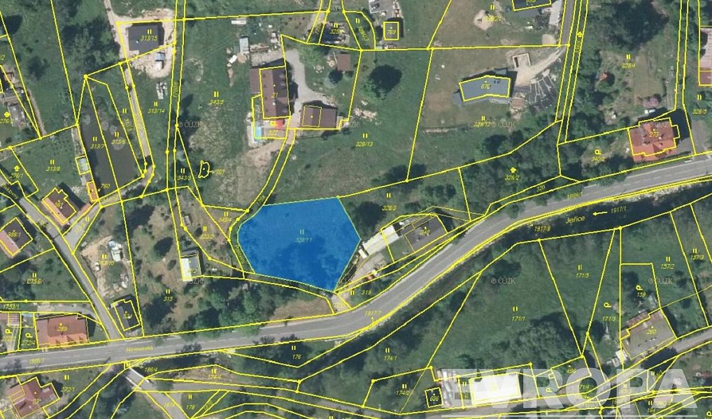 Prodej stavebního pozemku 1 540 m², Mníšek – náhled fotky 3