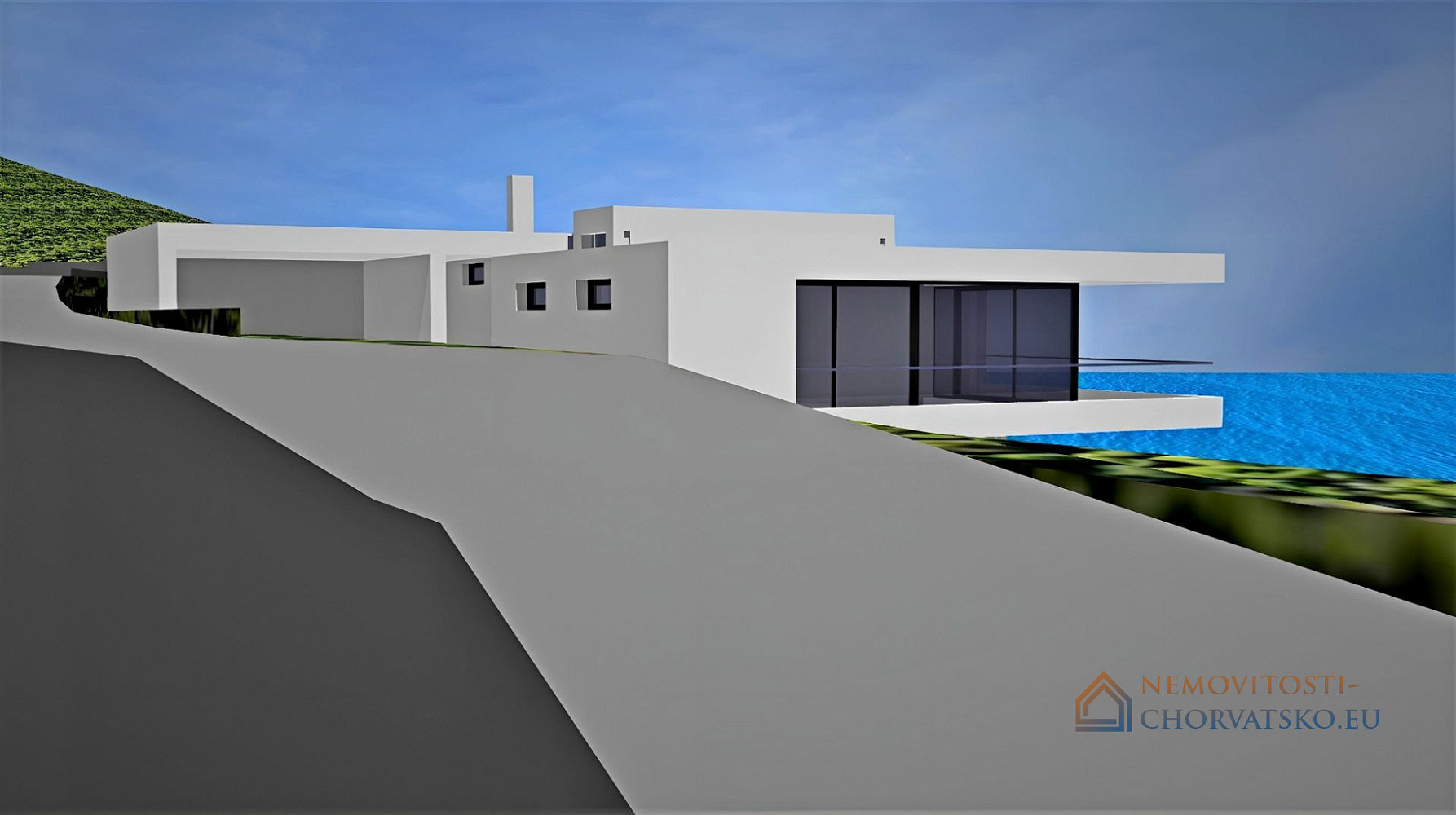 Prodej stavebního pozemku 1 121 m² – pohled 3