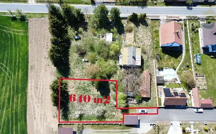 Prodej stavebního pozemku 640 m², Žichovice, okres Klatovy