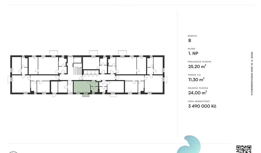 Prodej bytu 1+kk 25 m², České Budějovice – náhled fotky 4