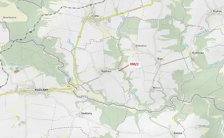 Dražba lesa 63 m², Břežany
