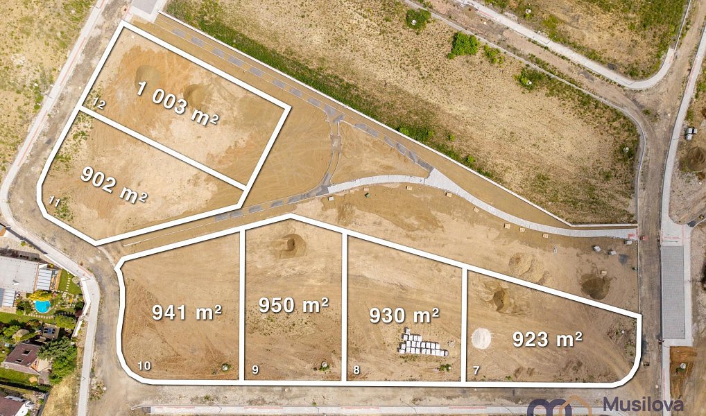 Prodej stavebního pozemku 896 m², Novosedlice – náhled fotky 2