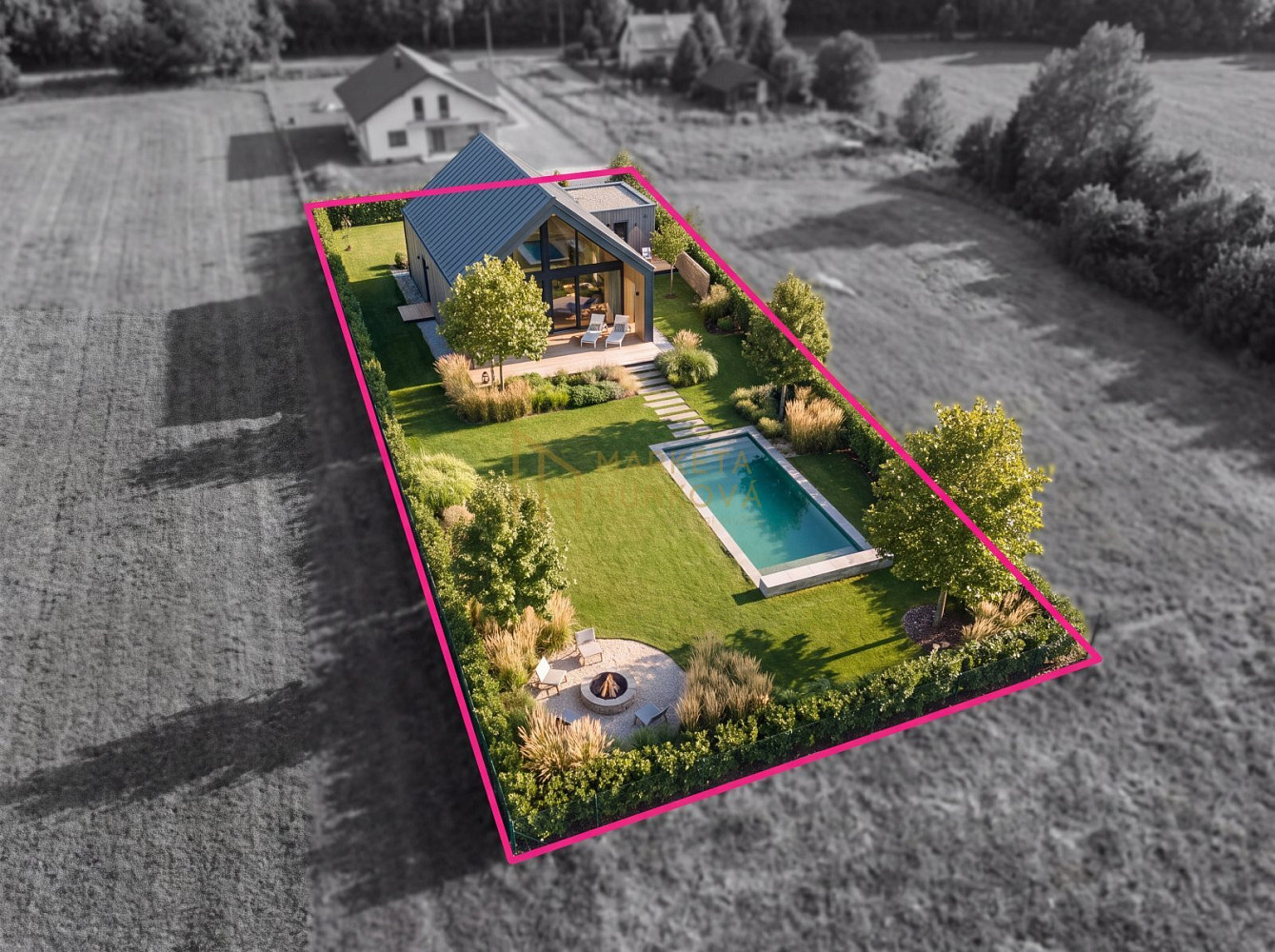 Prodej stavebního pozemku 2 000 m² – fotografie 3
