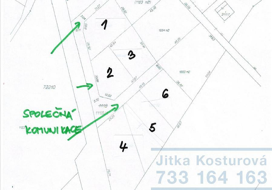Prodej stavebního pozemku 1 000 m² – další
