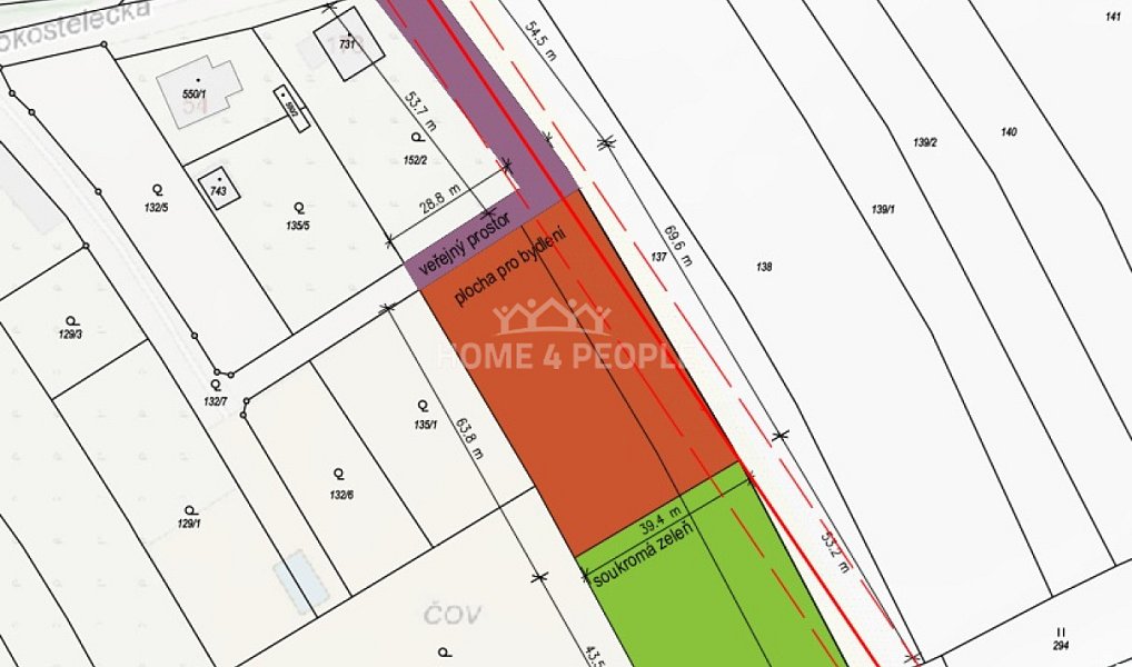 Prodej stavebního pozemku 1 244 m², Černé Voděrady – náhled fotky 18