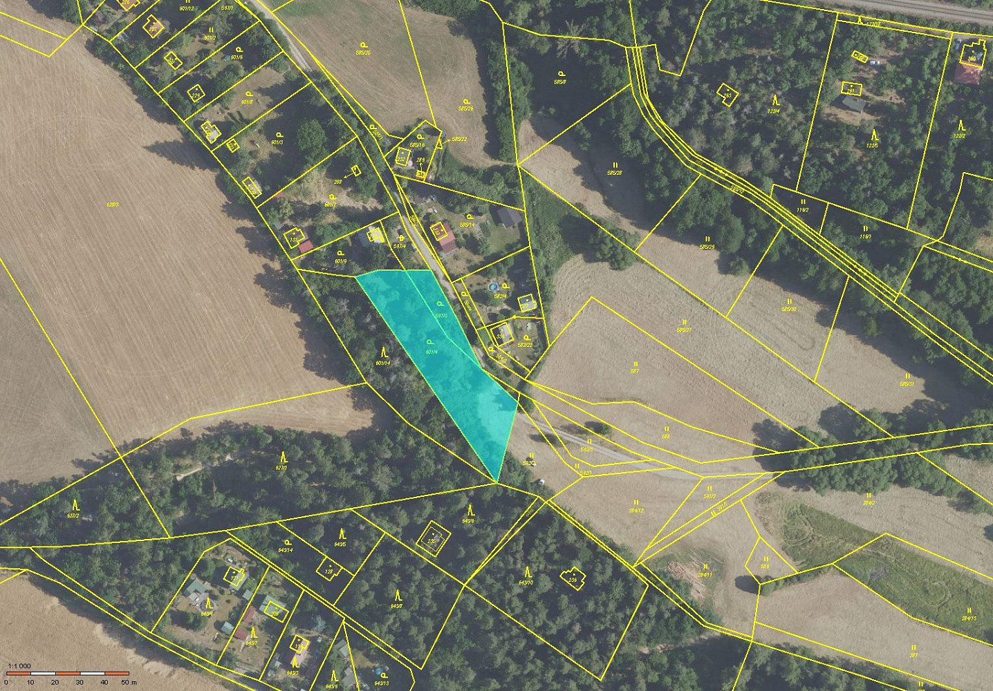 Prodej zahrady 2 125 m²