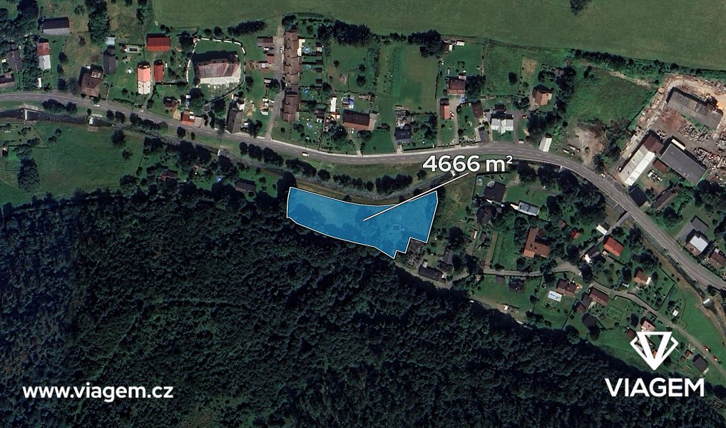 Prodej stavebního pozemku 1 166 m², Město Albrechtice – náhled fotky 2