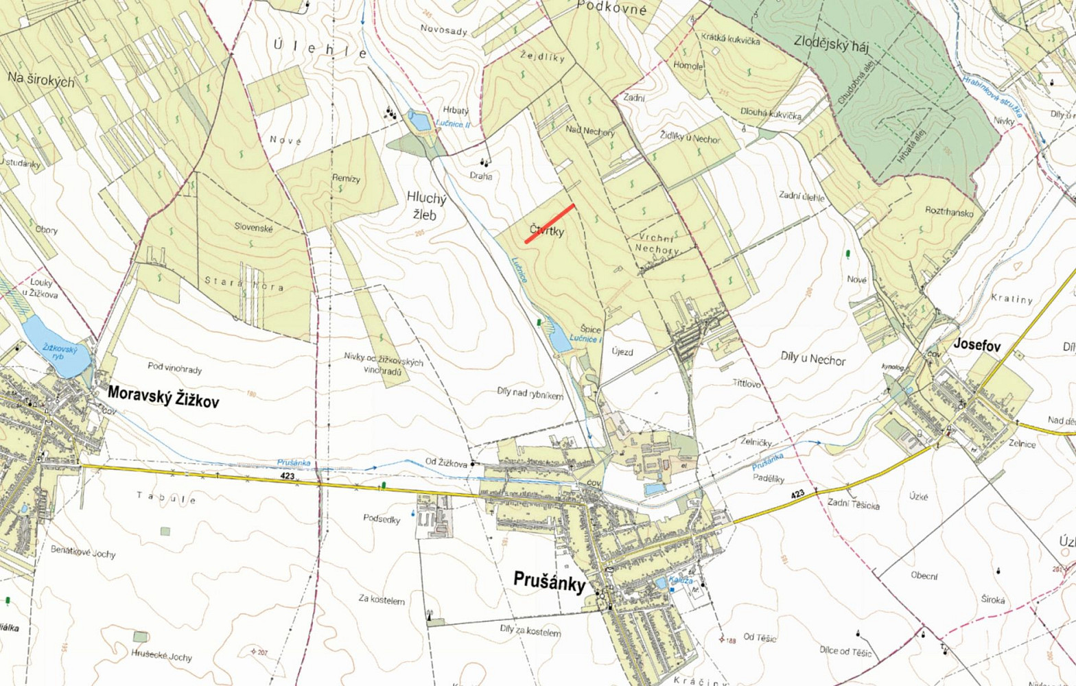 Prodej pole 2 179 m² – fotografie 2