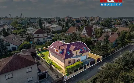Prodej domu 269 m² s pozemkem 673 m², Kamencová, Praha 9 - Hostavice