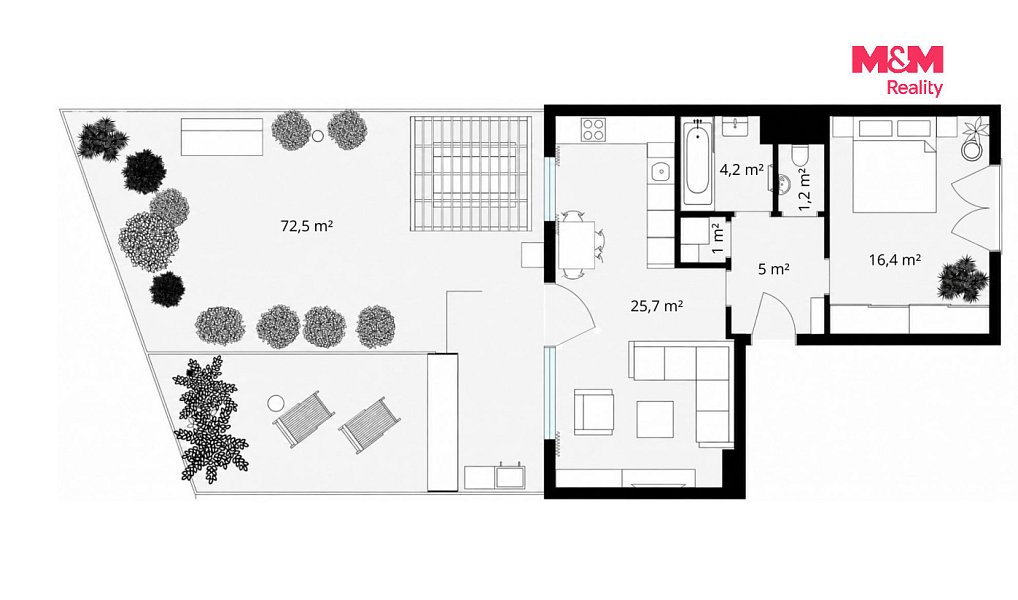 Prodej bytu 2+kk 56 m², Praha – náhled fotky 9