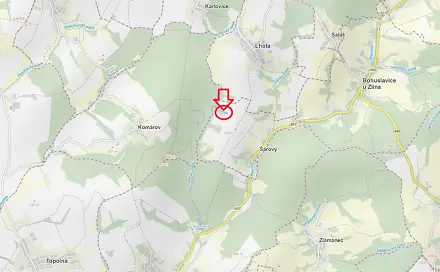 Prodej pole 1 052 m², Lhota - Nová Huť