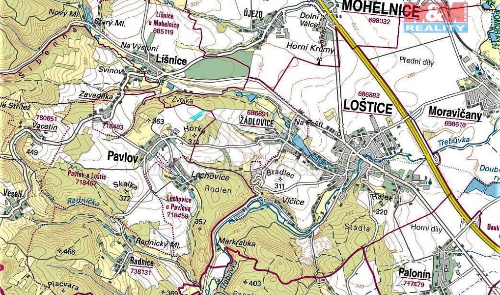 Prodej pole 11 645 m², Pavlov – náhled fotky 3