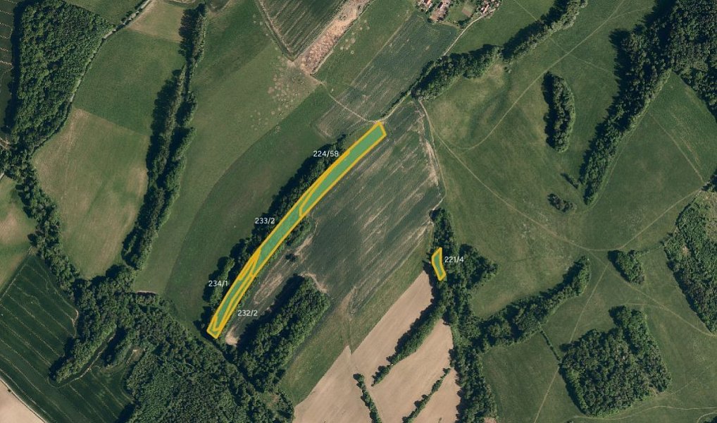 Prodej pole 81 531 m², Starý Jičín – náhled fotky 2