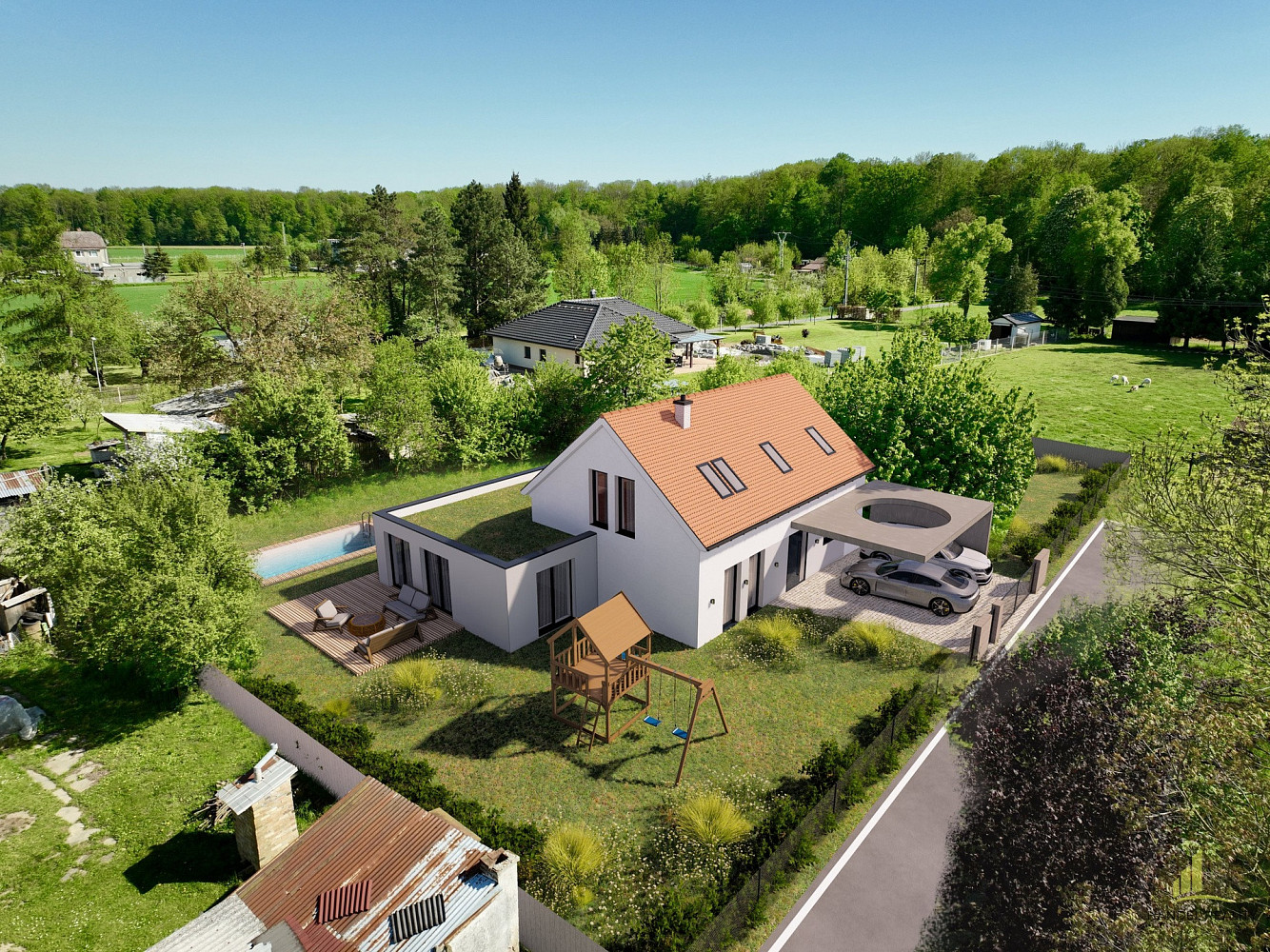 Prodej stavebního pozemku 1 555 m²