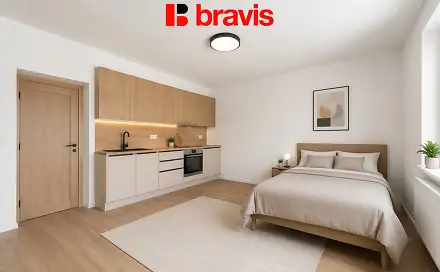 Prodej bytu 1+kk 35 m², Havraní, Brno - Černovice