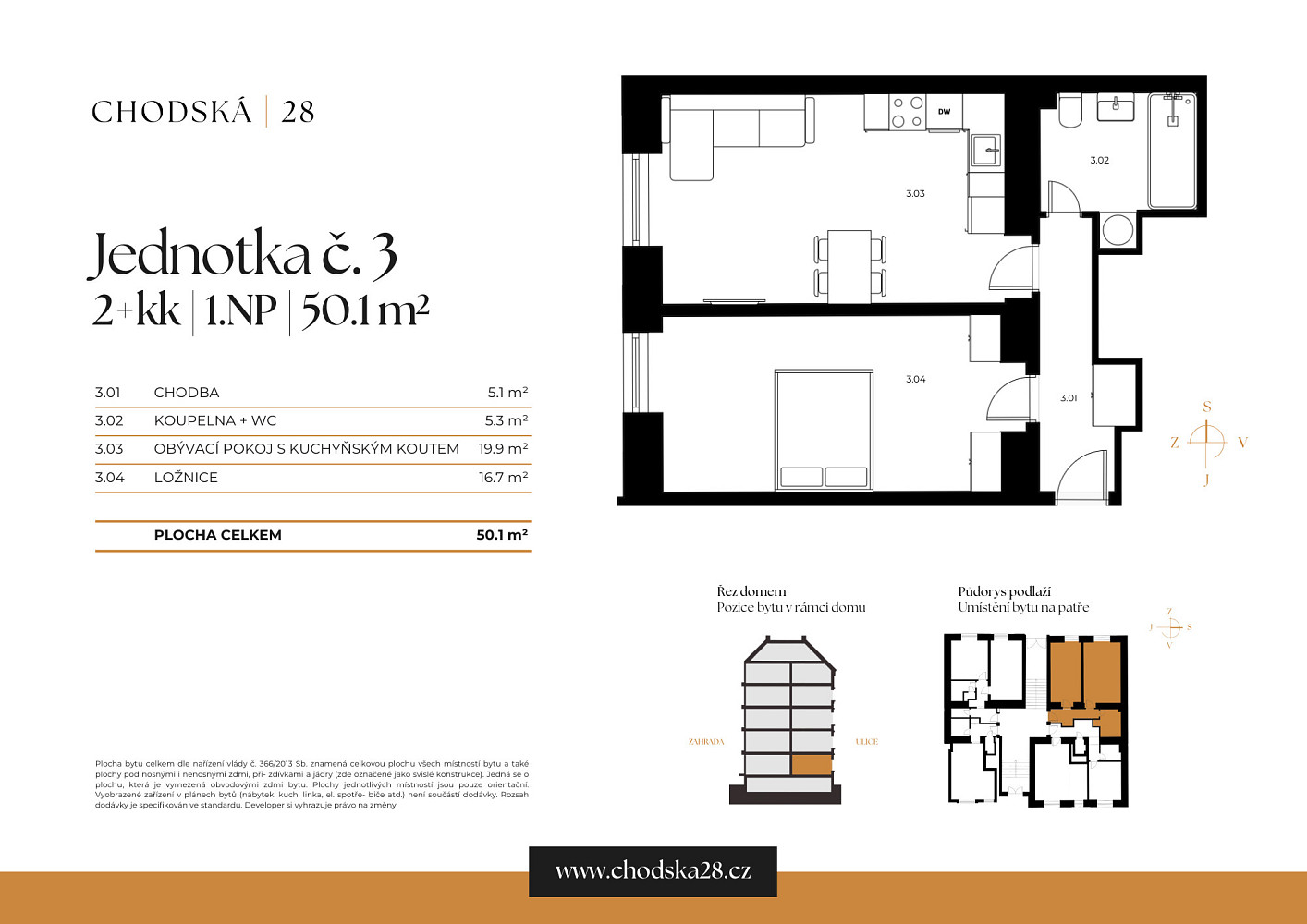 Prodej bytu 2+kk 50 m² — photo 3