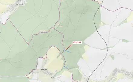 Dražba lesa 5 079 m², Lipinka