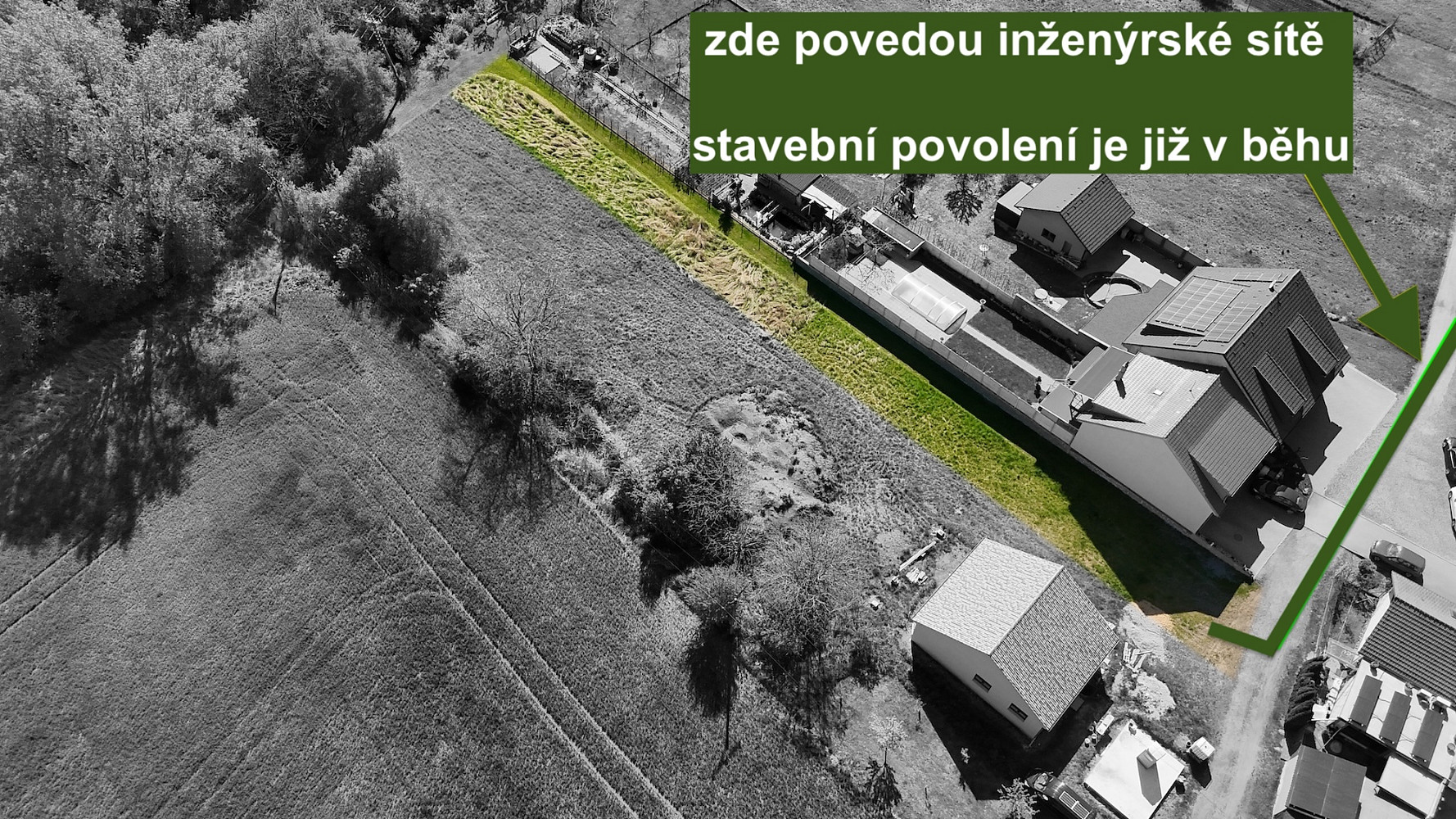 Prodej stavebního pozemku 1 025 m²