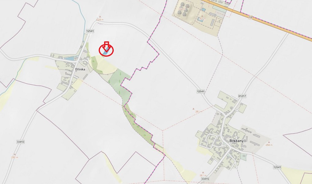 Prodej lesa 1 690 m², Břežany I – náhled fotky 4