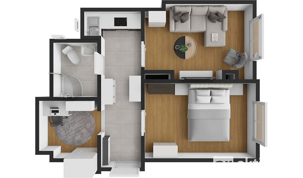 Prodej bytu 2+kk 55 m², Praha – náhled fotky 2