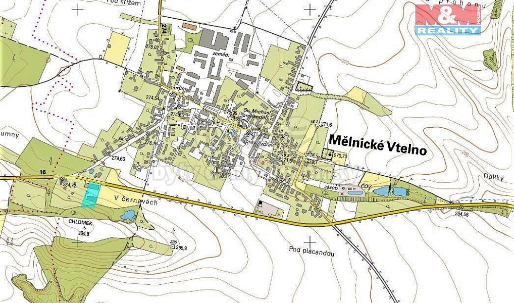 Prodej zahrady 2 216 m², Mělnické Vtelno – náhled fotky 4