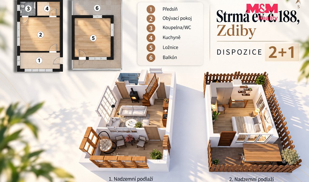 Prodej chaty/chalupy 55 m² s pozemkem 433 m², Zdiby – náhled fotky 4