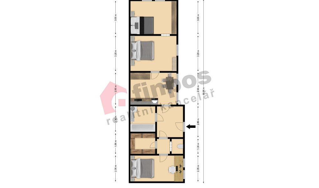 Prodej domu 68 m² s pozemkem 592 m², Nový Bydžov – náhled fotky 18