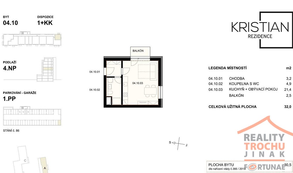 Prodej bytu 1+kk 31 m², Hradec Králové – náhled fotky 4