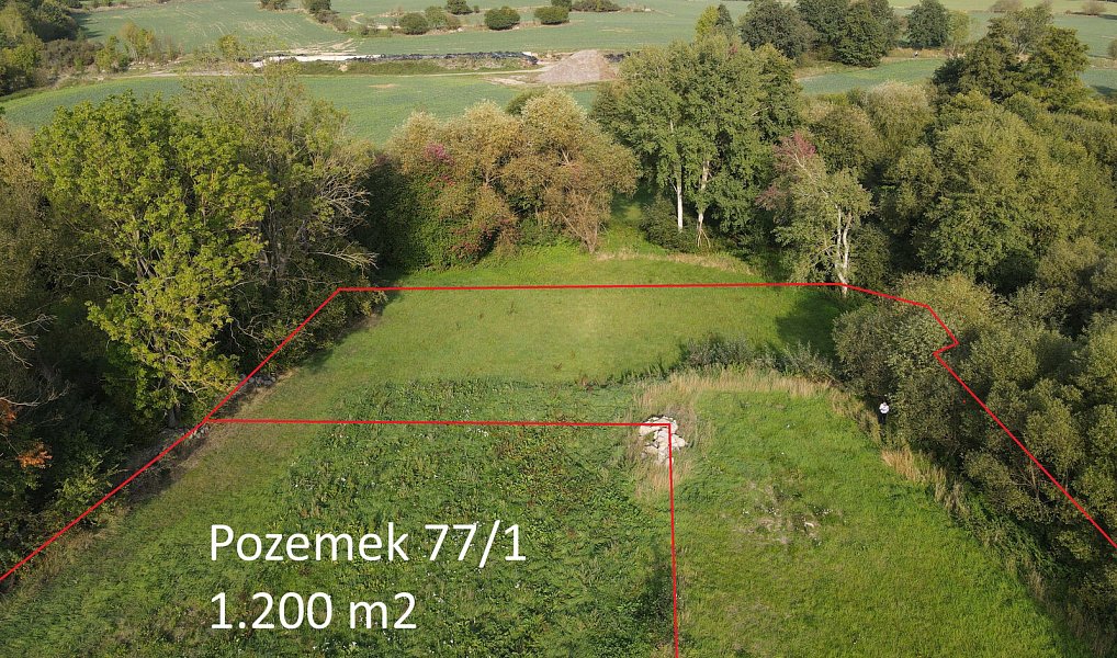 Prodej stavebního pozemku 1 200 m², Sedlec-Prčice – náhled fotky 2