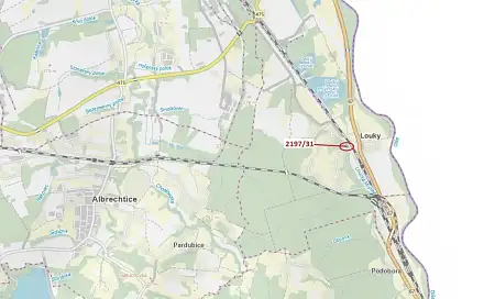 Dražba lesa 1 999 m², Chotěbuz