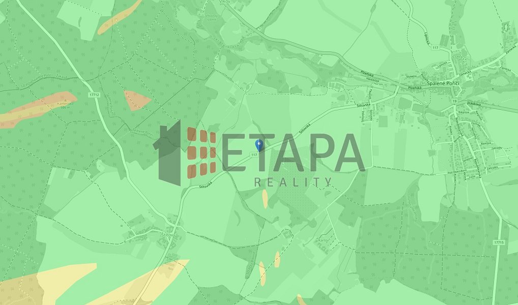 Prodej stavebního pozemku 4 932 m², Spálené Poříčí – náhled fotky 16