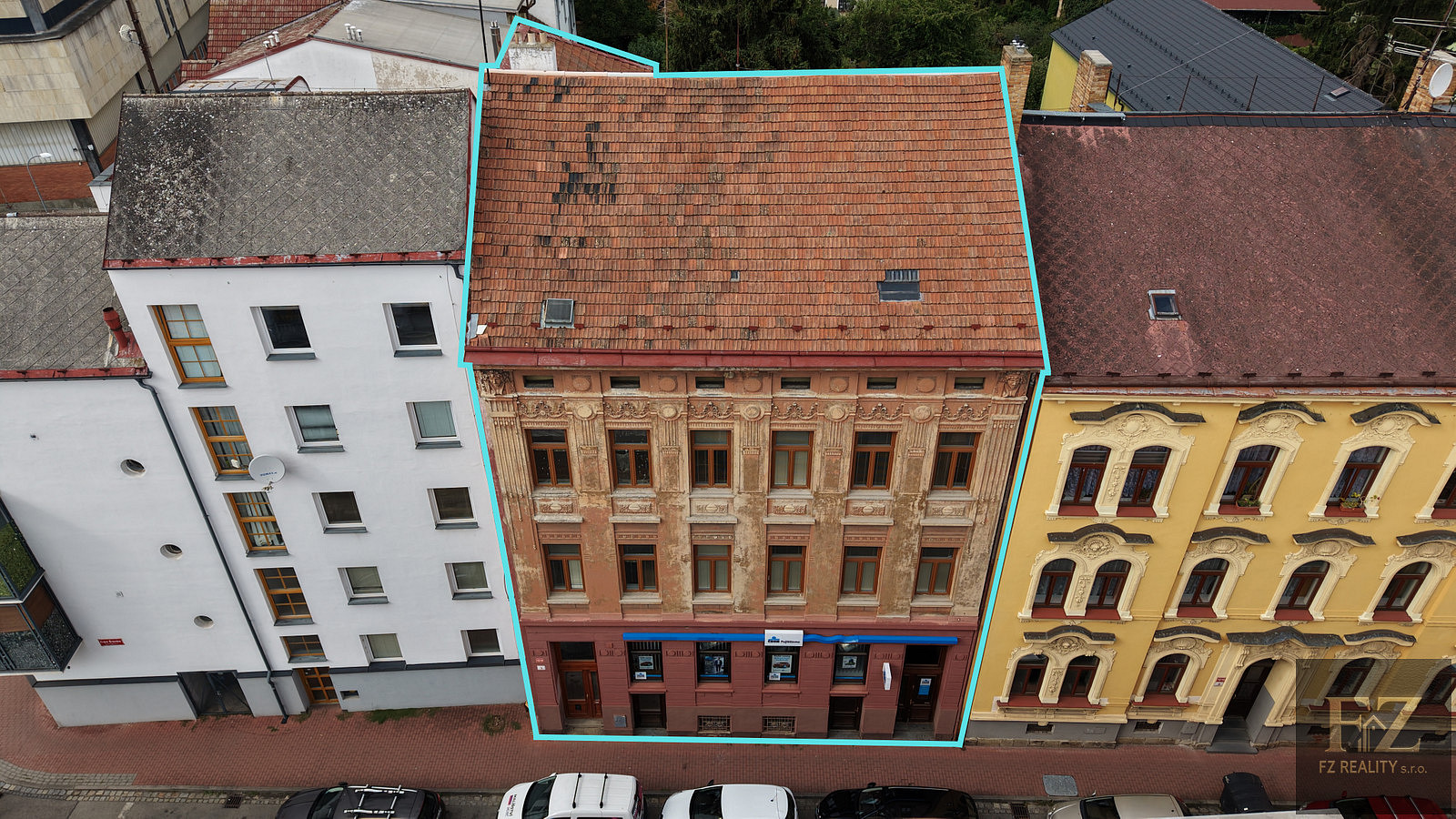 Prodej nájemního domu, činžáku 620 m²